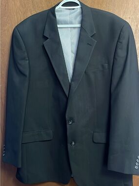 croft & barrow Men's dark gray Two-Button Sport Coat